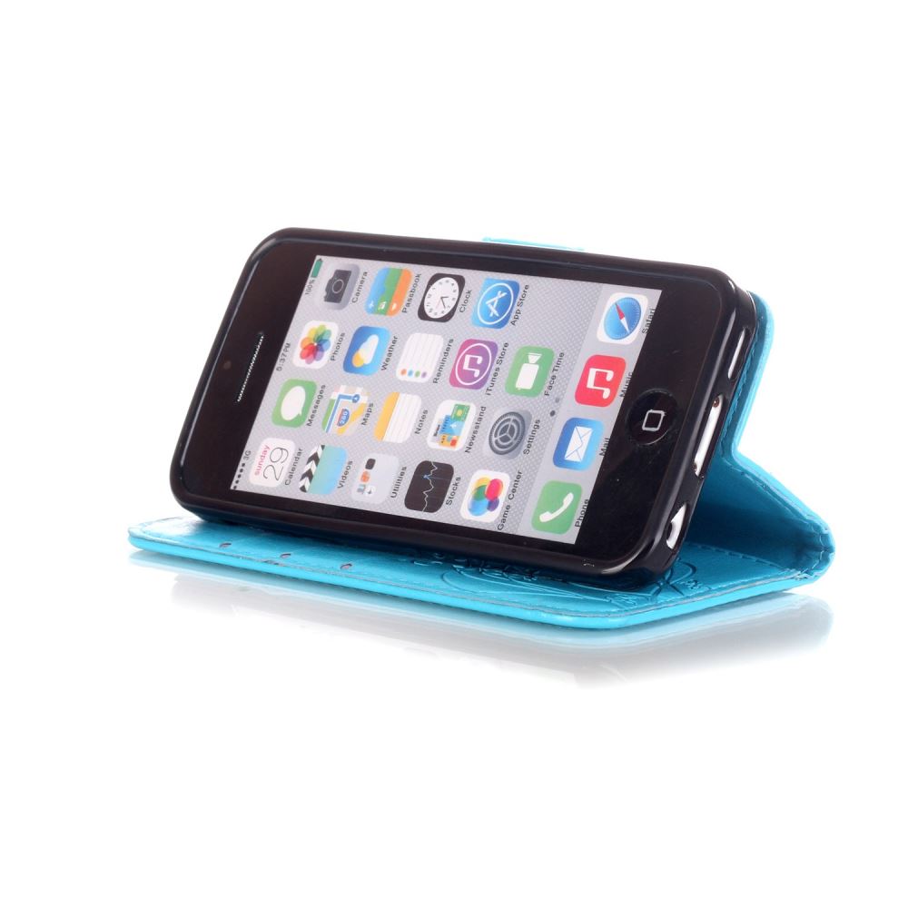 iPhone 5C Premium Embossing wallet leather case iPhone 5C Premium Embossing wallet leather case