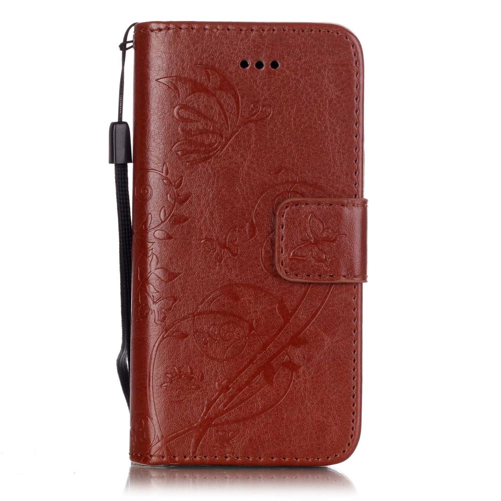 iPhone 5C Premium Embossing wallet leather case