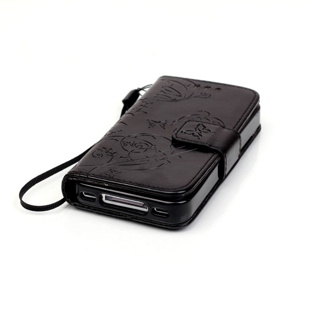 iPhone 4 4s Premium Embossing wallet leather case iPhone 4 4s Premium Embossing wallet leather case