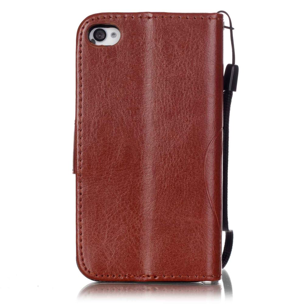 iPhone 4 4s Premium Embossing wallet leather case