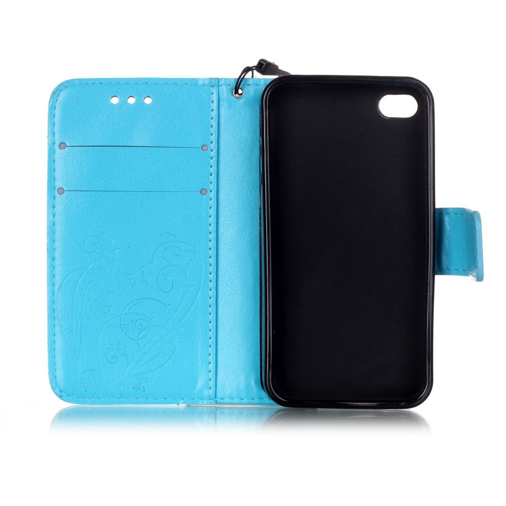 iPhone 4 4s Premium Embossing wallet leather case