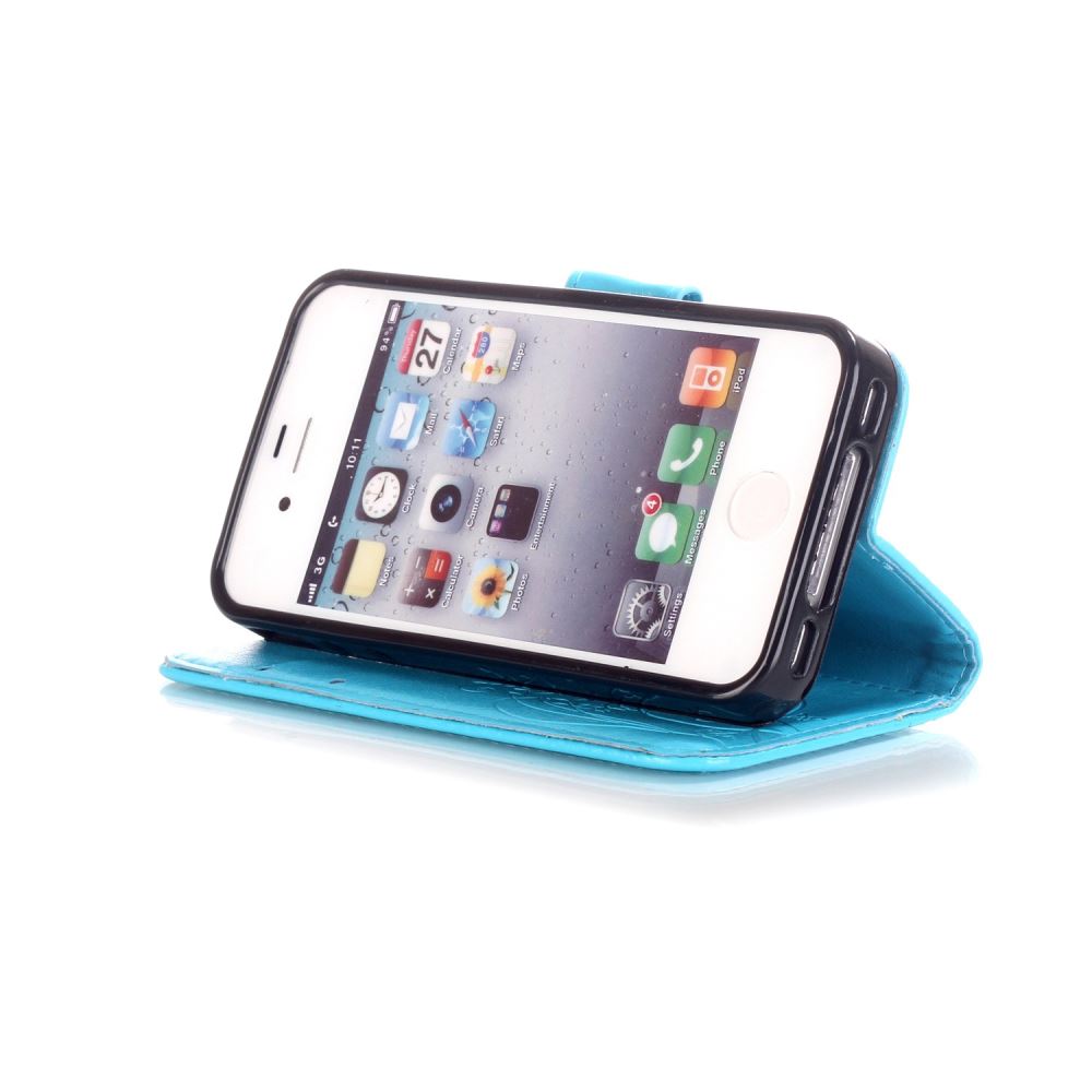 iPhone 4 4s Premium Embossing wallet leather case