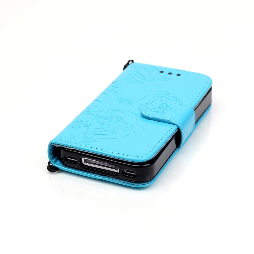 iPhone 4 4s Premium Embossing wallet leather case