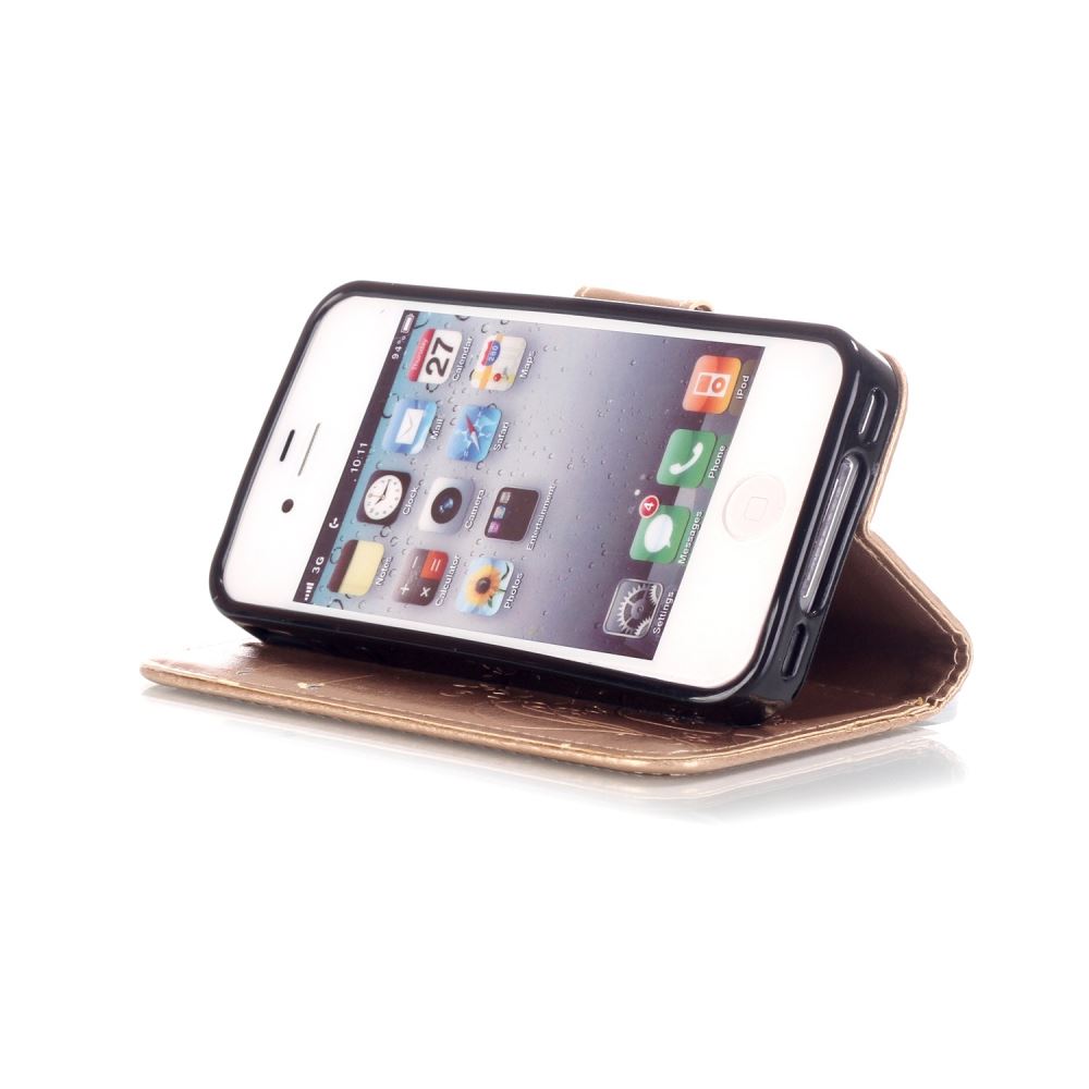 iPhone 4 4s Premium Embossing wallet leather case iPhone 4 4s Premium Embossing wallet leather case