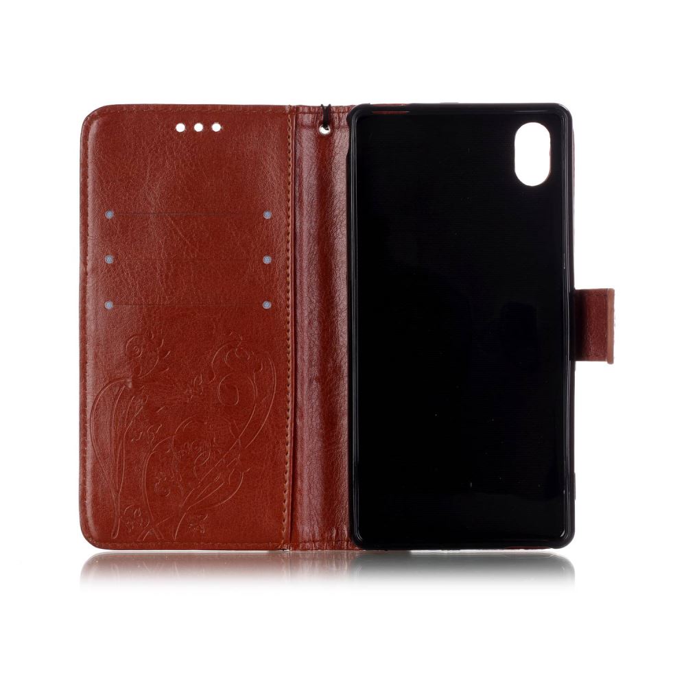 Sony M4 Aqua Premium Embossing wallet leather case Sony M4 Aqua Premium Embossing wallet leather case