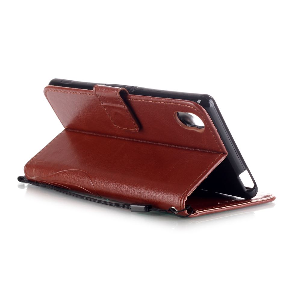 Sony M4 Aqua Premium Embossing wallet leather case Sony M4 Aqua Premium Embossing wallet leather case