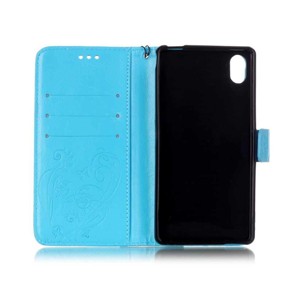 Sony M4 Aqua Premium Embossing wallet leather case Sony M4 Aqua Premium Embossing wallet leather case