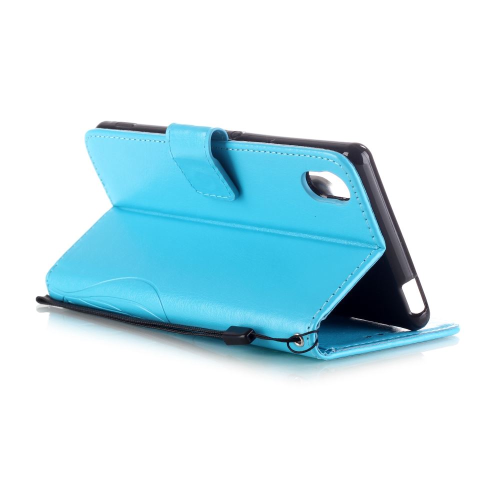 Sony M4 Aqua Premium Embossing wallet leather case Sony M4 Aqua Premium Embossing wallet leather case