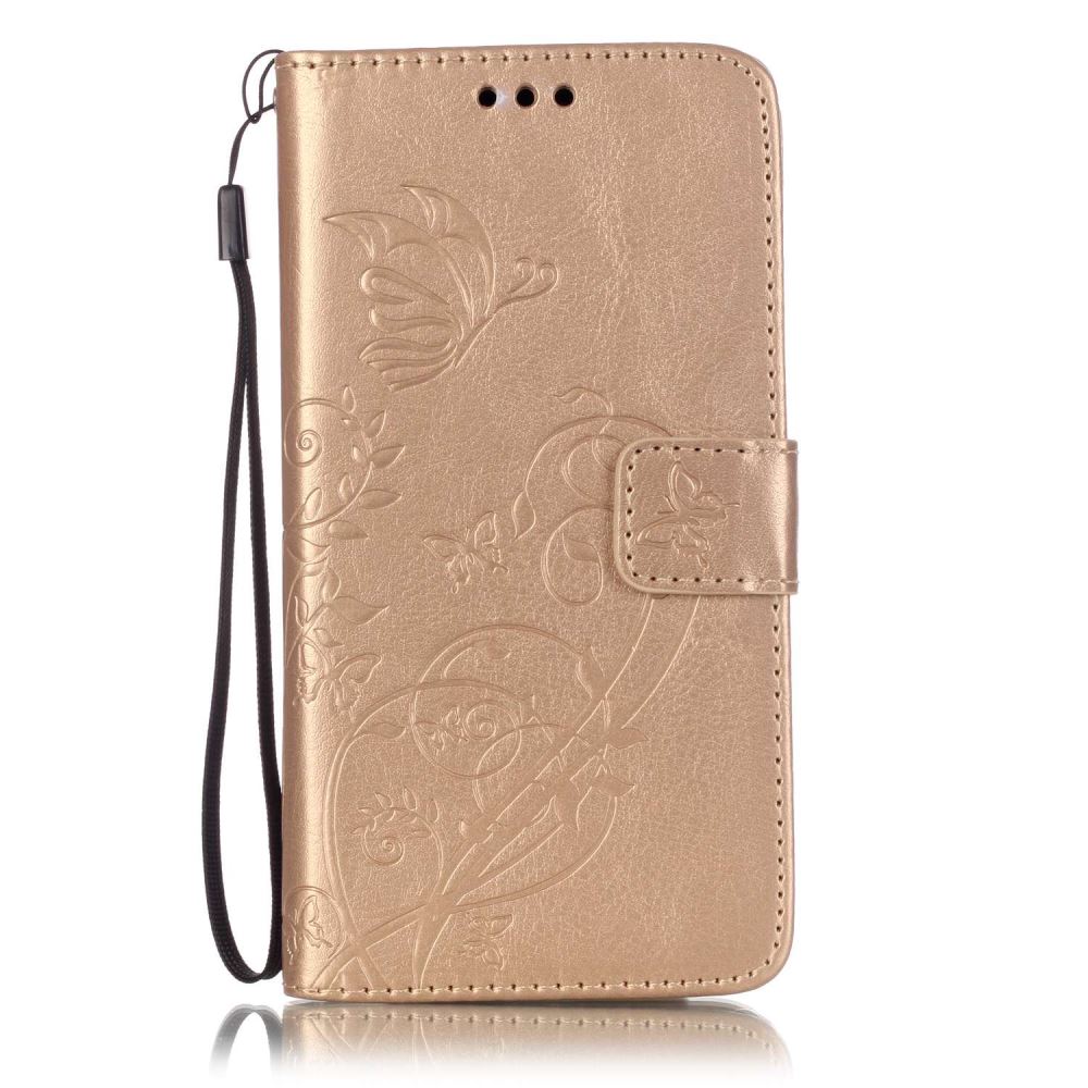 Sony M4 Aqua Premium Embossing wallet leather case