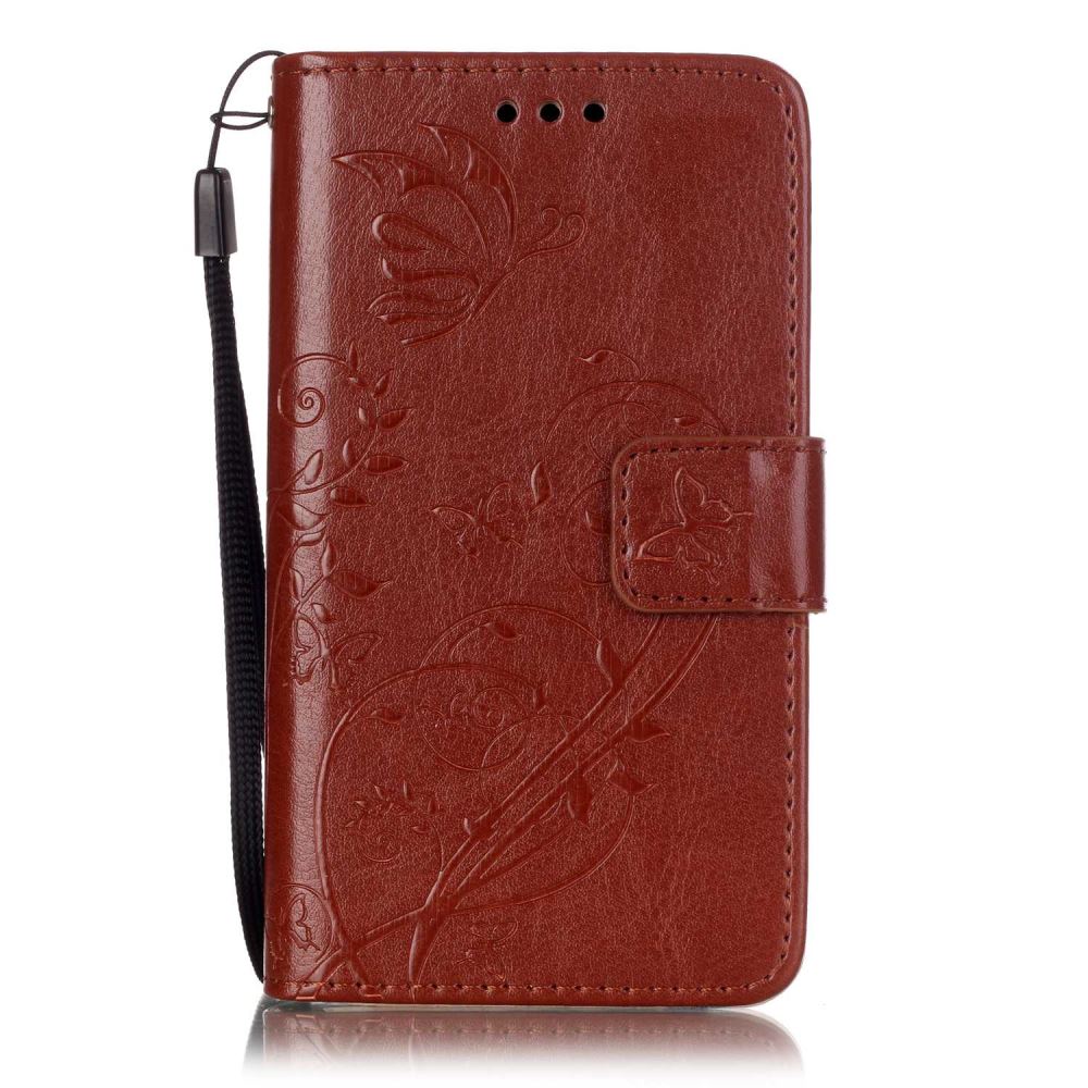 Sony Z3 compact Embossing wallet leather case