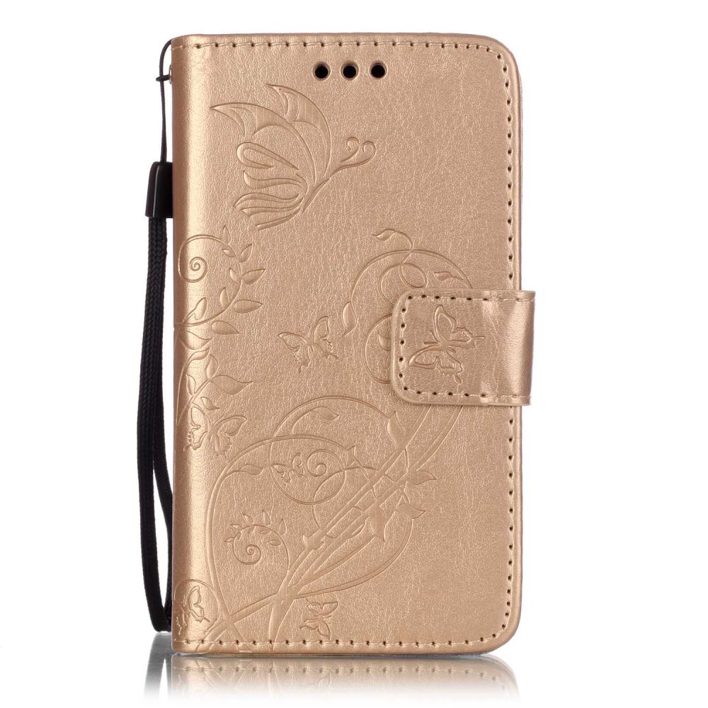 Sony Z3 compact Embossing wallet leather case