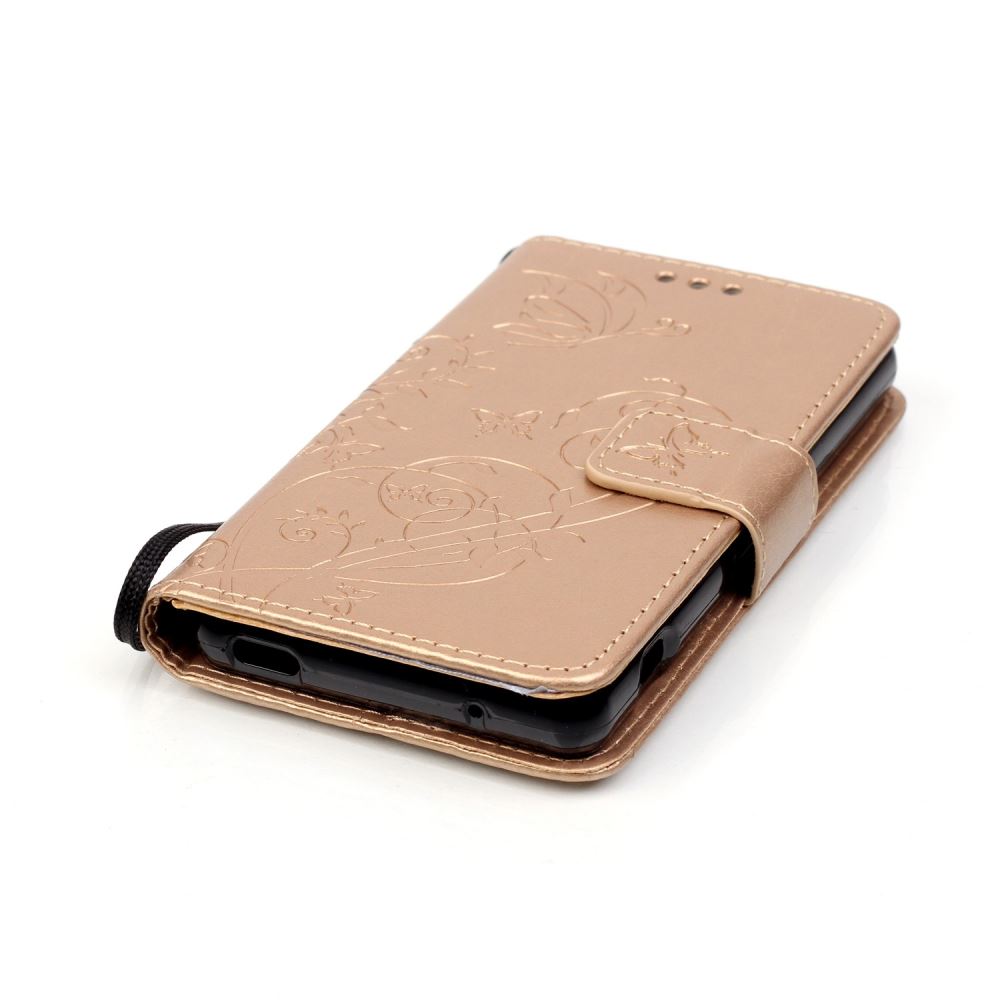 Sony Z3 compact Embossing wallet leather case