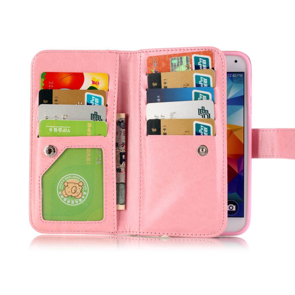 Galaxy S5 Multifunction wallet leather case