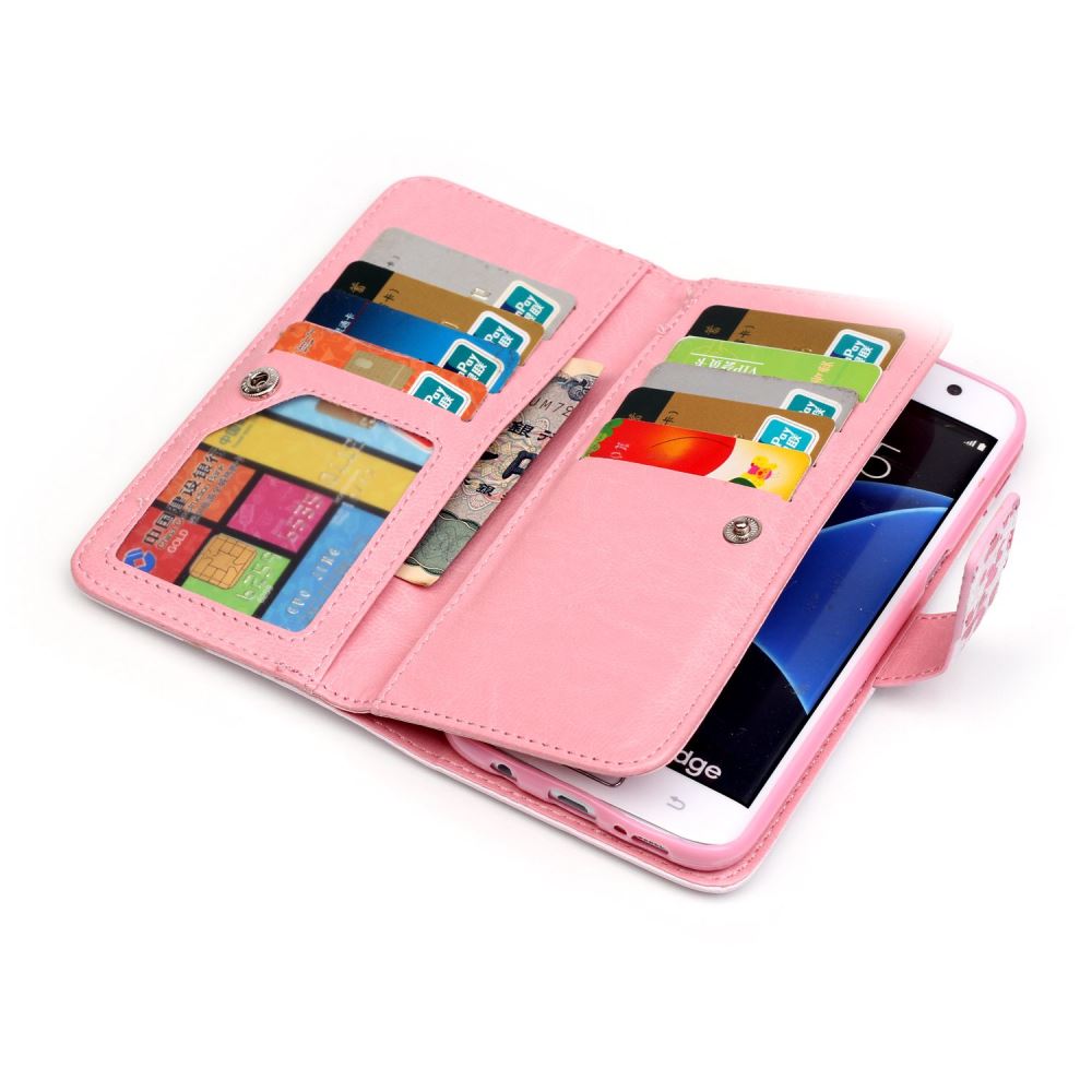 Galaxy S7 EDGE Multifunction wallet leather case