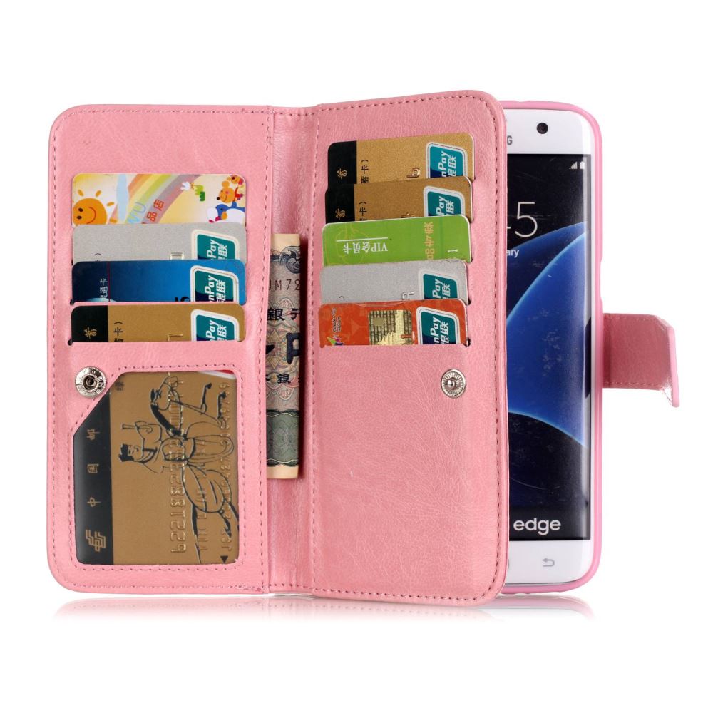 Galaxy S7 EDGE Multifunction wallet leather case