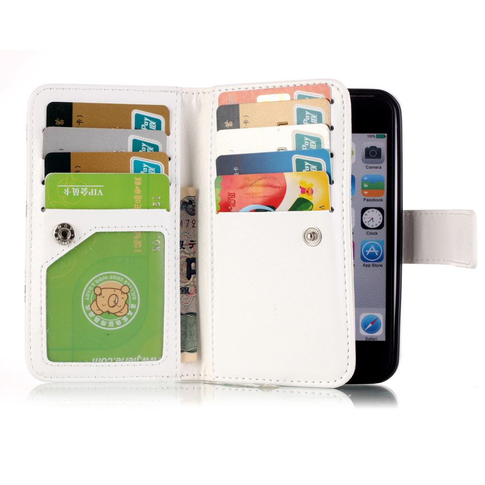iPhone 5 5s SE Multifunction wallet leather case
