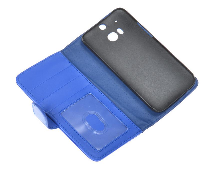 HTC ONE M8 Case ID window wallet leather