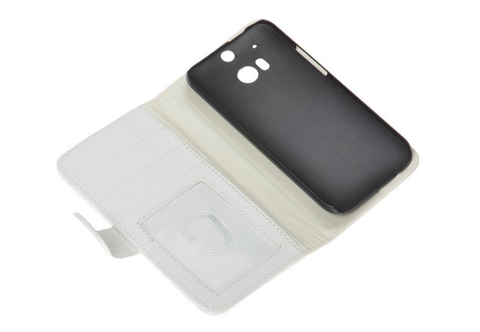 HTC ONE M8 Case ID window wallet leather
