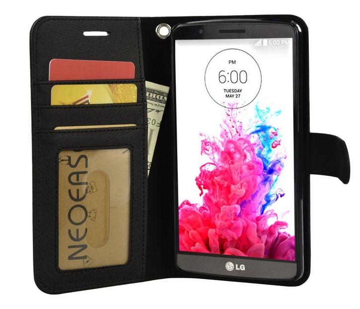 LG G3 Case ID Window Wallet Leather Case