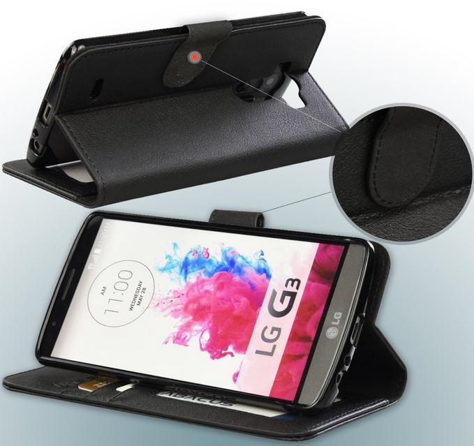 LG G3 Case ID Window Wallet Leather Case