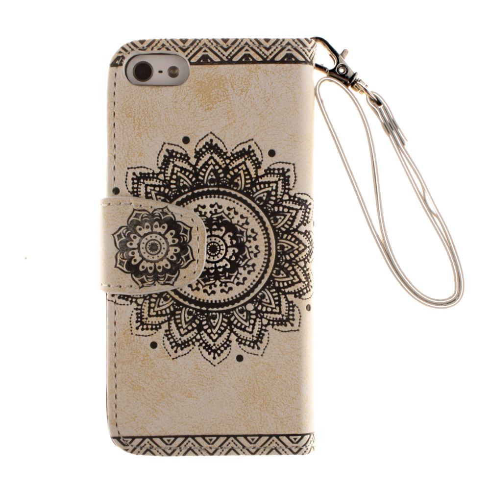 iPhone 5 5s SE printed ID wallet leather case iPhone 5 5s SE printed ID wallet leather case