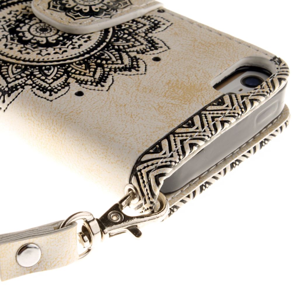 iPhone 5 5s SE printed ID wallet leather case iPhone 5 5s SE printed ID wallet leather case