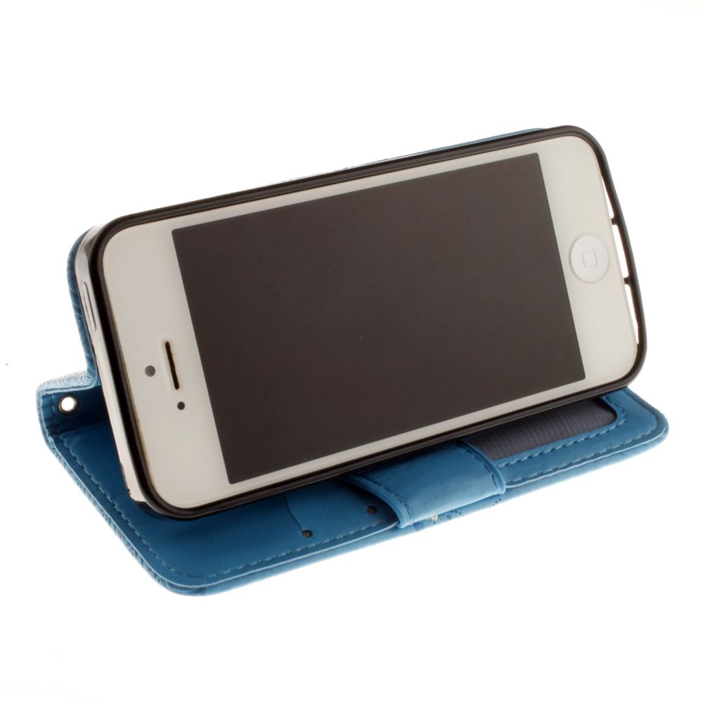 iPhone 5 5s SE printed ID wallet leather case iPhone 5 5s SE printed ID wallet leather case