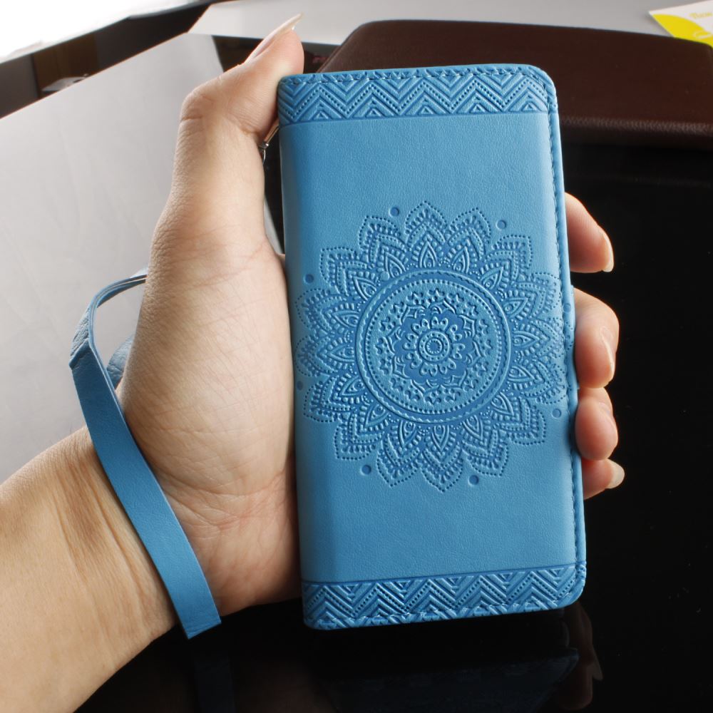 Galaxy A5 2016 printed ID wallet leather case