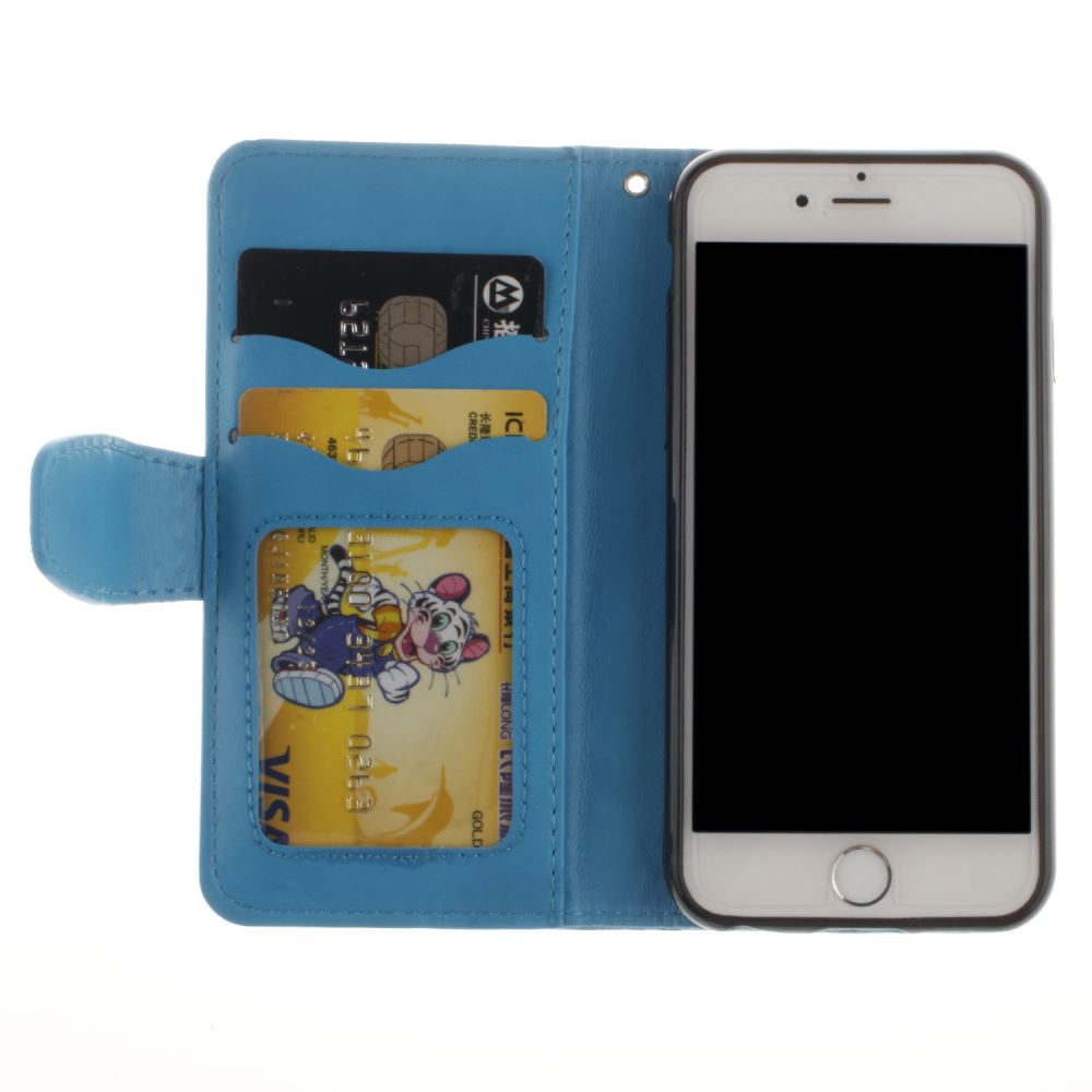 iPhone 6 6s printed ID wallet leather case