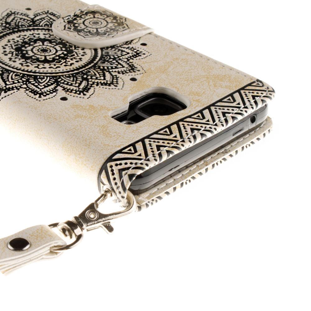 Galaxy A5 2016 printed ID wallet leather case