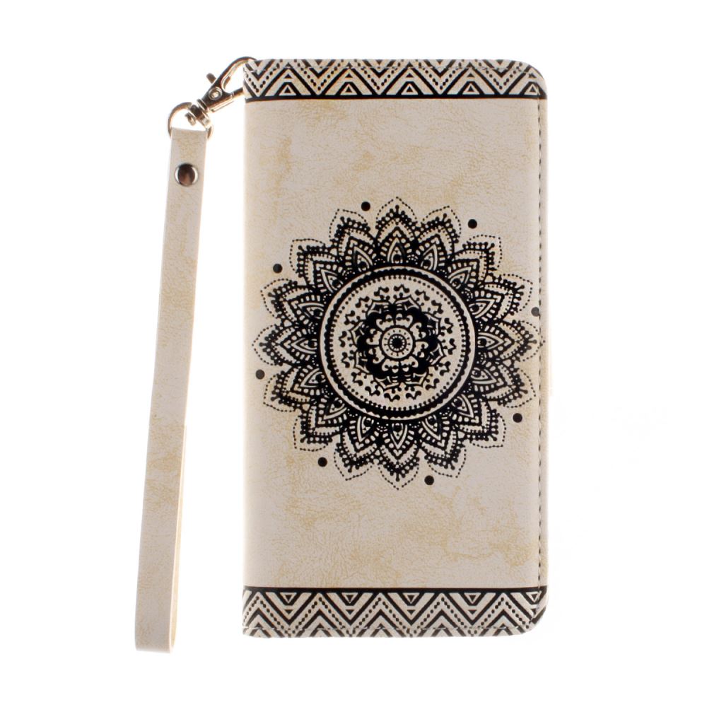 Galaxy A5 2016 printed ID wallet leather case