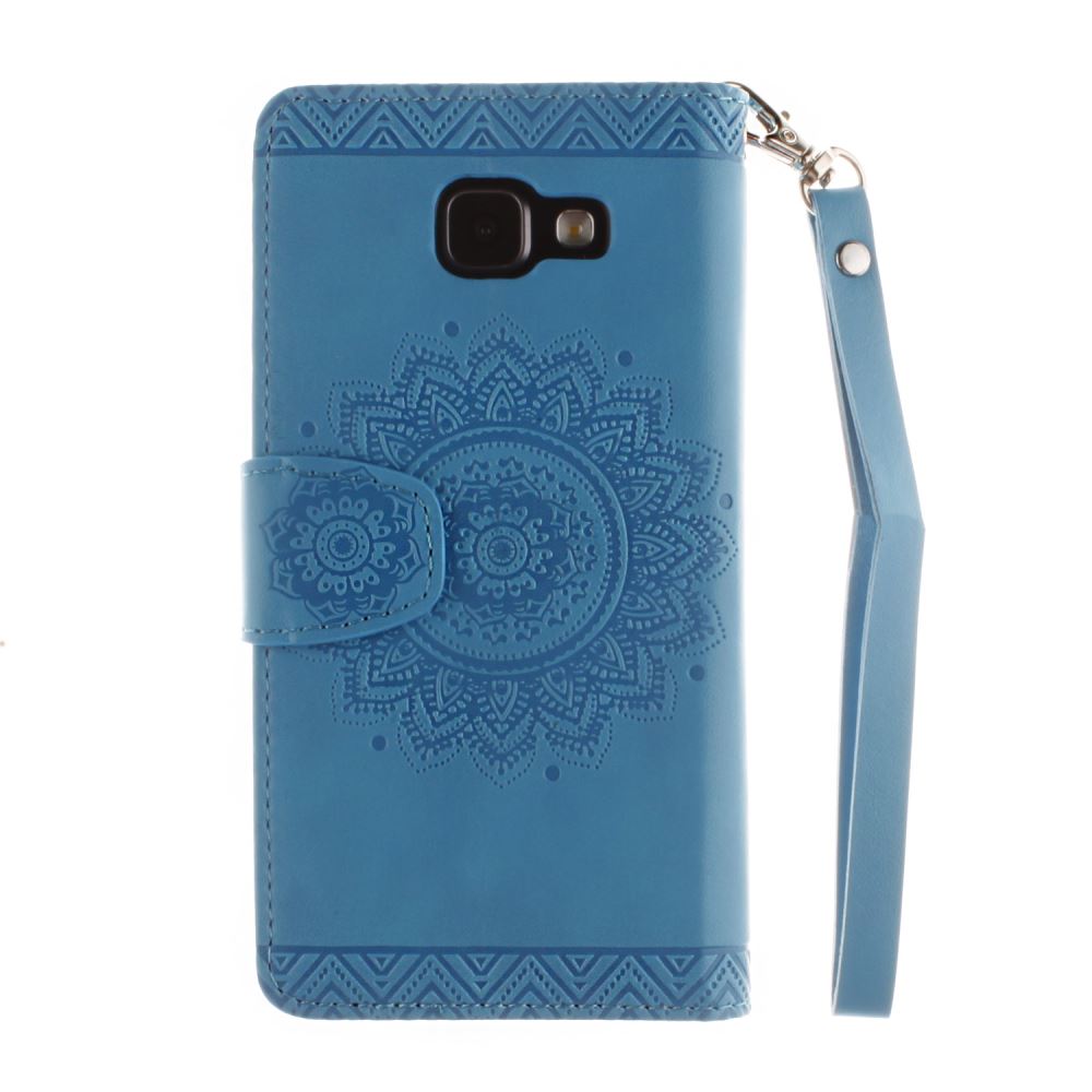 Galaxy A5 2016 printed ID wallet leather case