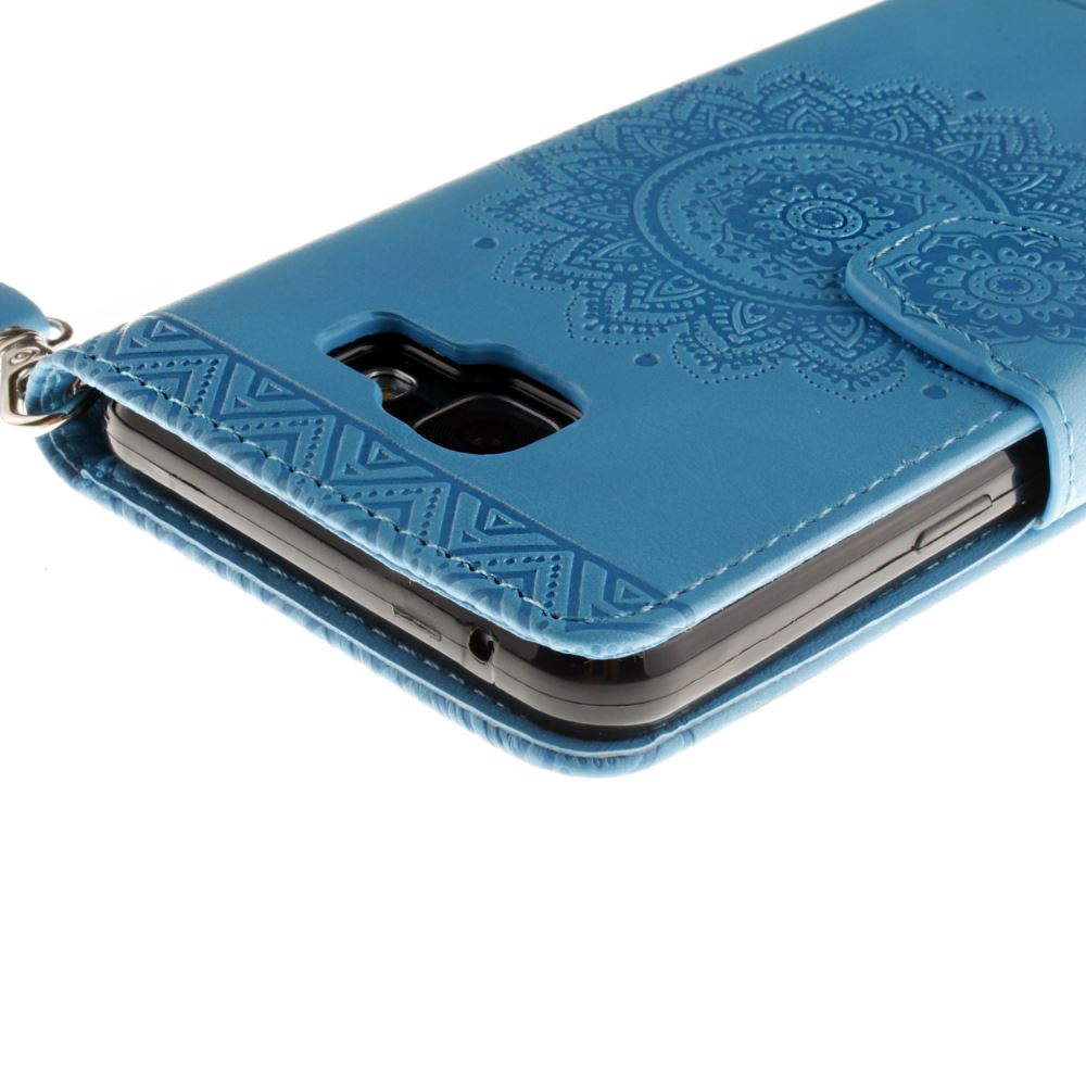Galaxy A5 2016 printed ID wallet leather case