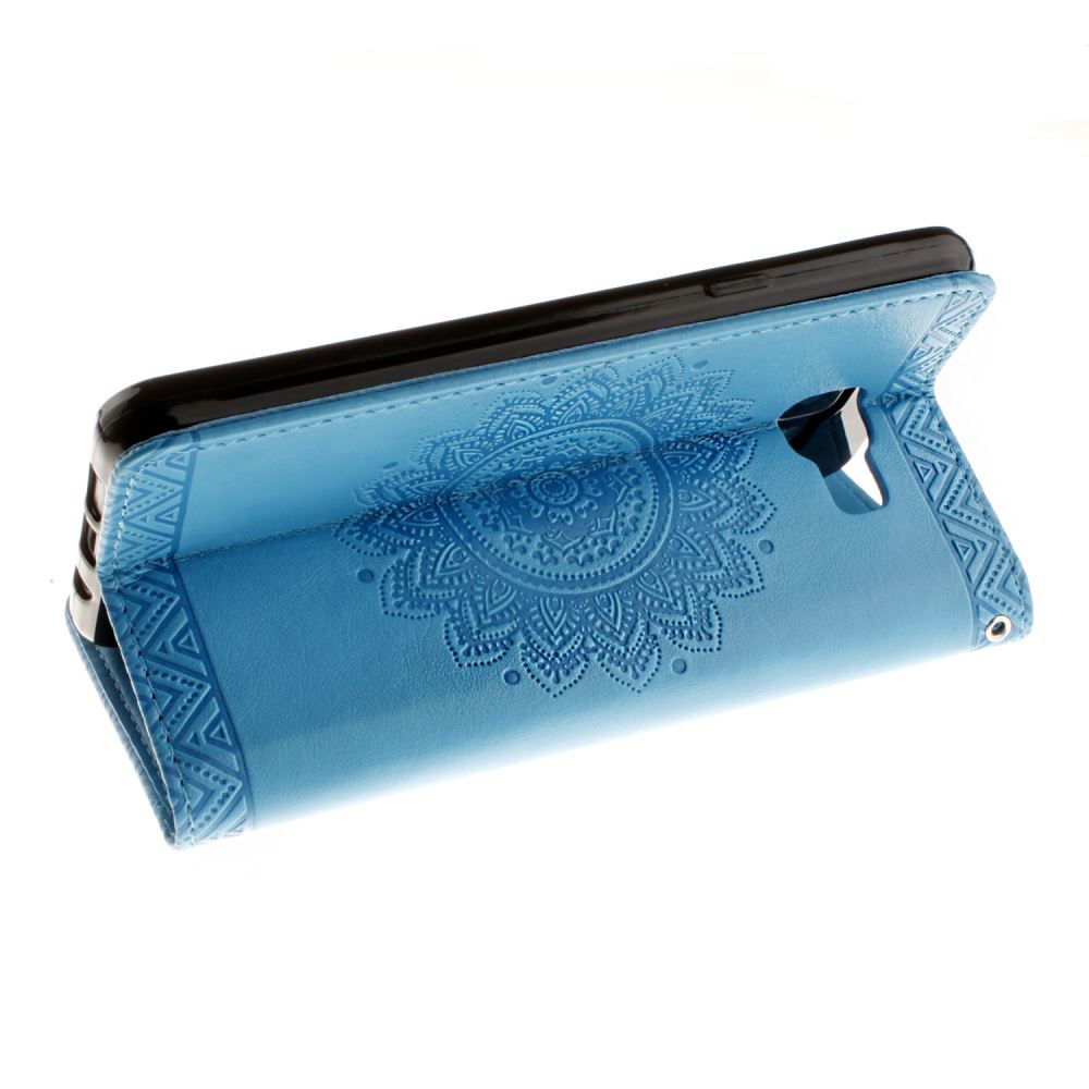 Galaxy A5 2016 printed ID wallet leather case