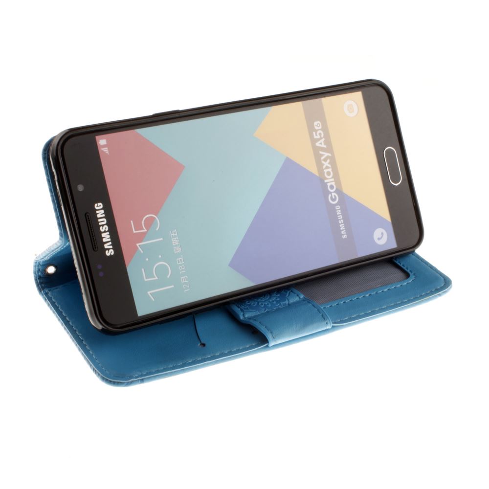 Galaxy A5 2016 printed ID wallet leather case