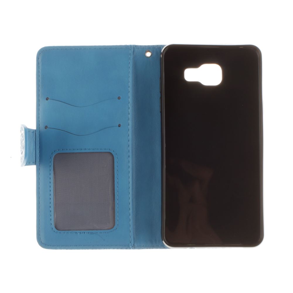 Galaxy A5 2016 printed ID wallet leather case