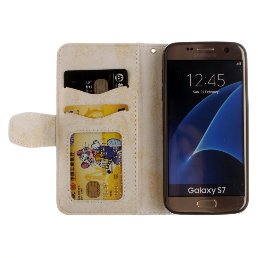Galaxy S7 printed ID wallet leather case Galaxy S7 printed ID wallet leather case