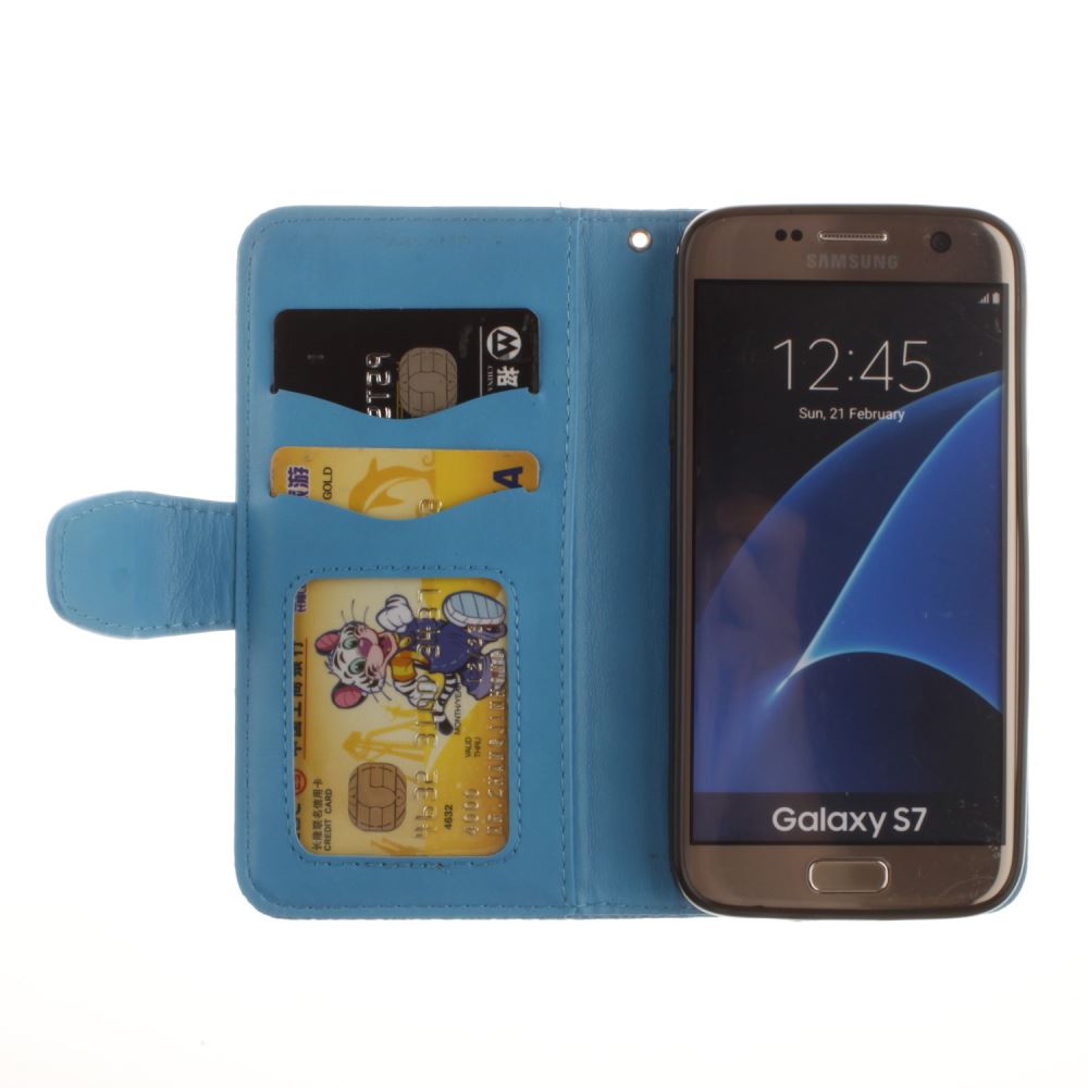 Galaxy S7 printed ID wallet leather case Galaxy S7 printed ID wallet leather case