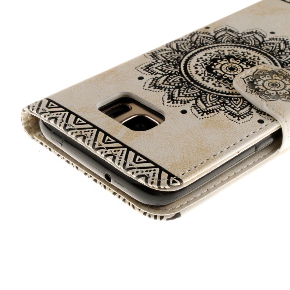 Galaxy S7 EDGE printed ID wallet leather case