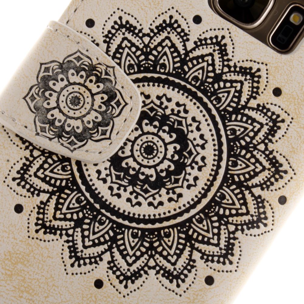Galaxy S7 EDGE printed ID wallet leather case