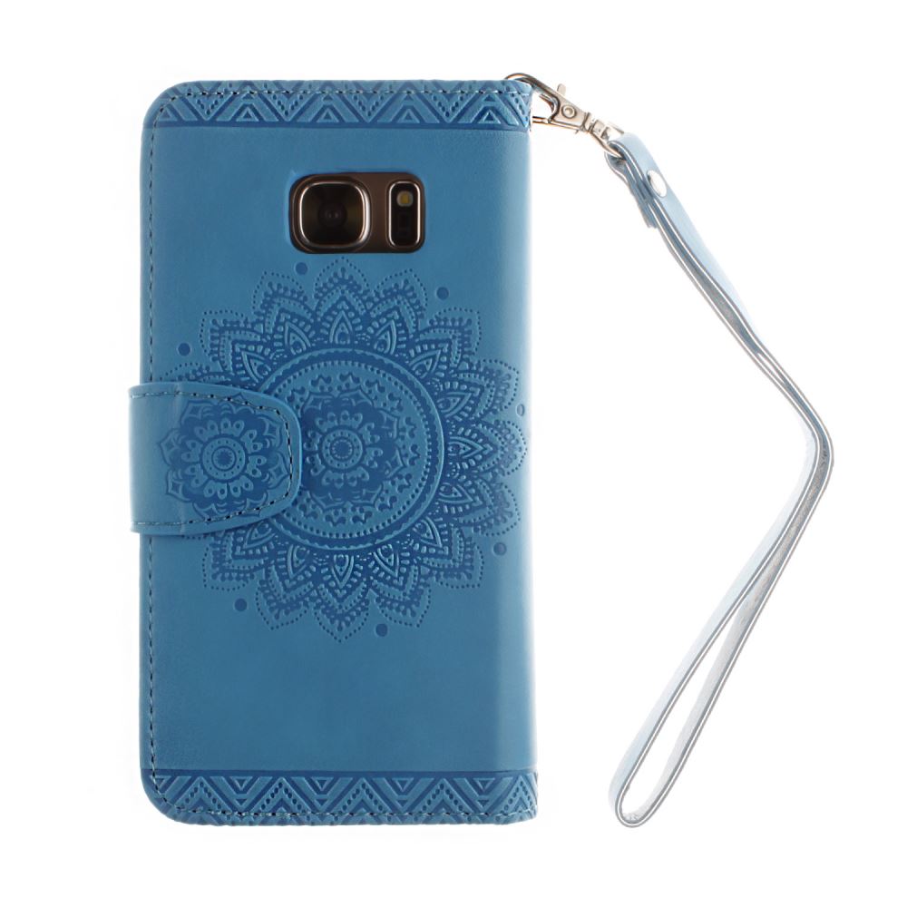 Galaxy S7 EDGE printed ID wallet leather case