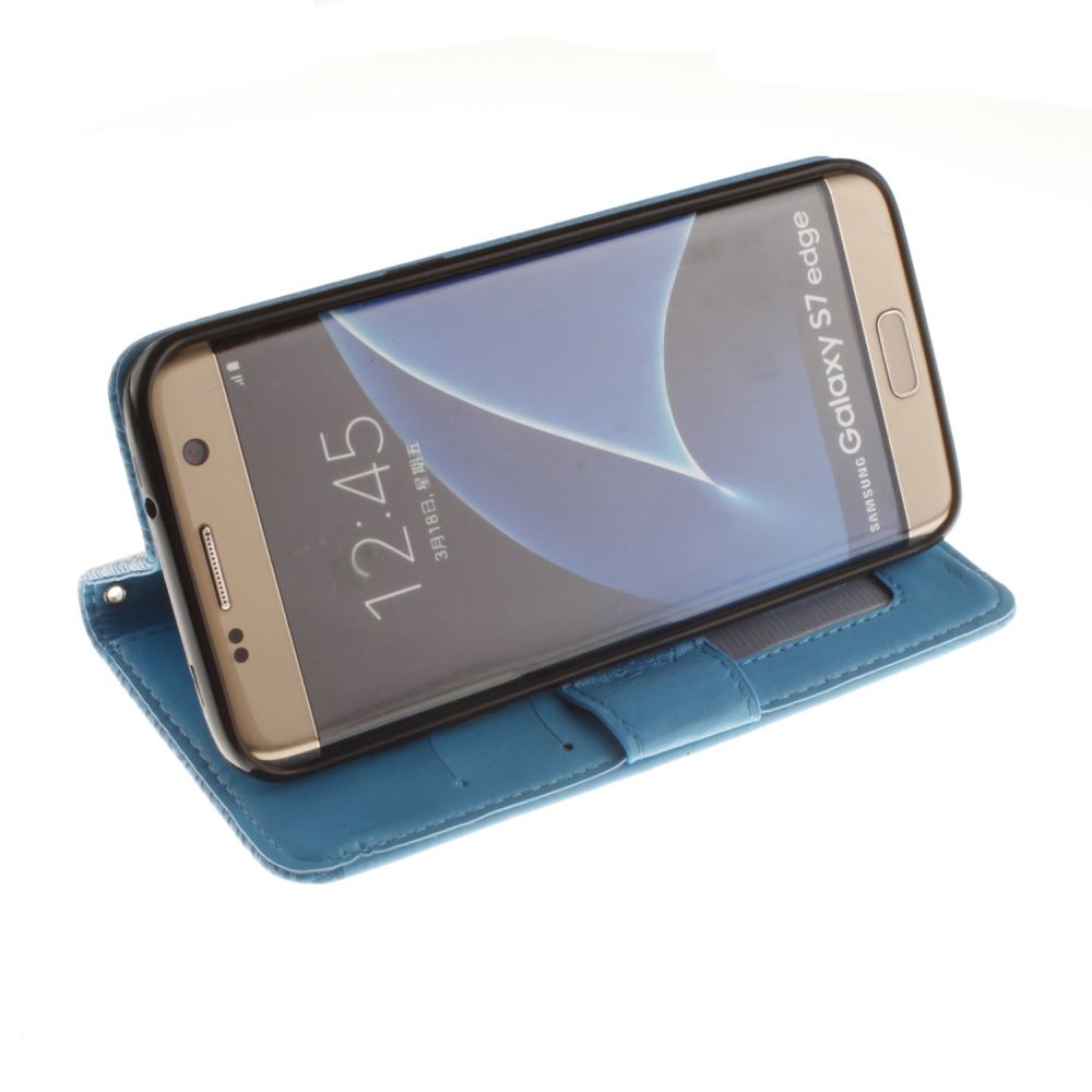 Galaxy S7 EDGE printed ID wallet leather case