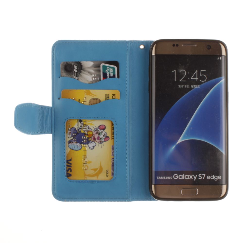 Galaxy S7 EDGE printed ID wallet leather case