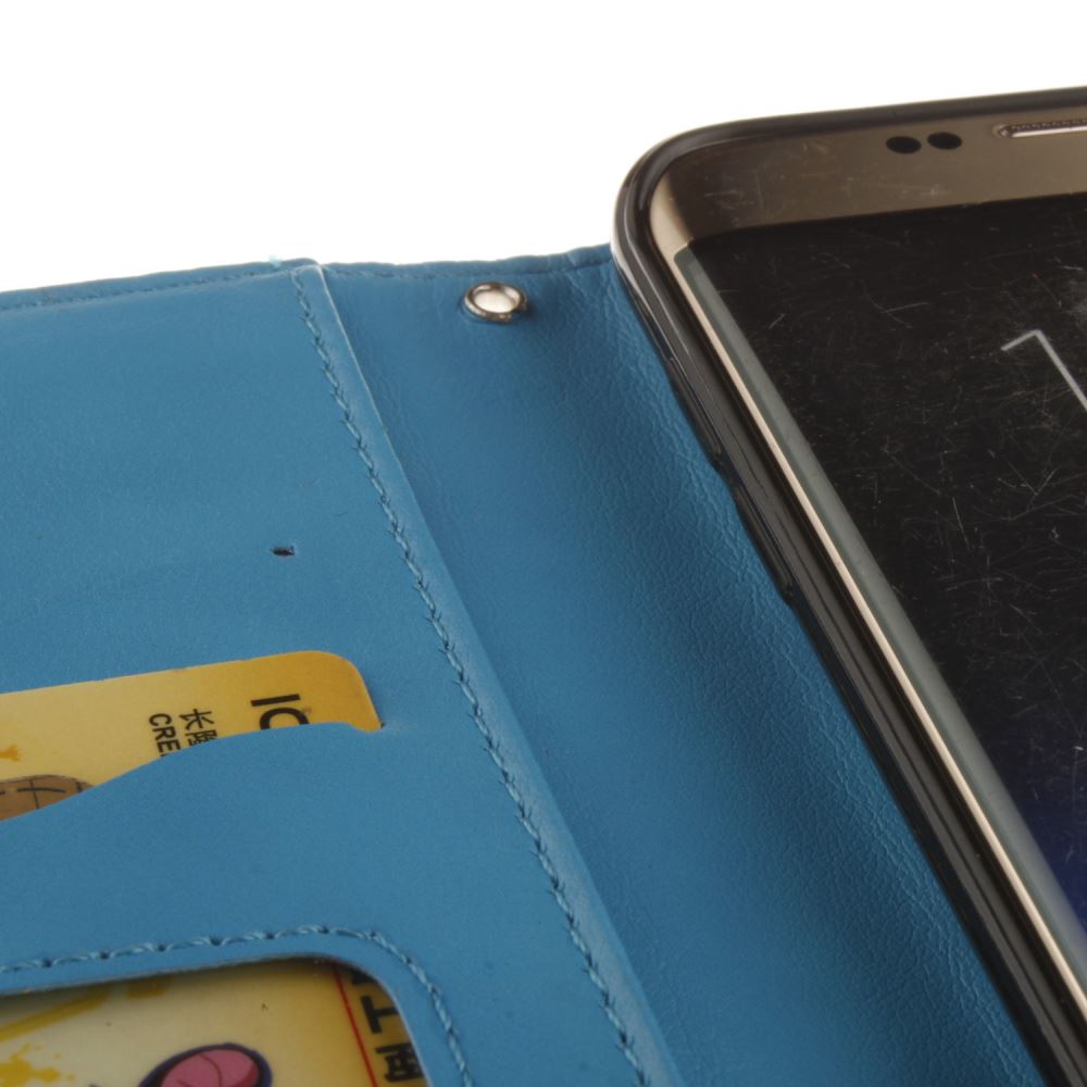 Galaxy S7 EDGE printed ID wallet leather case