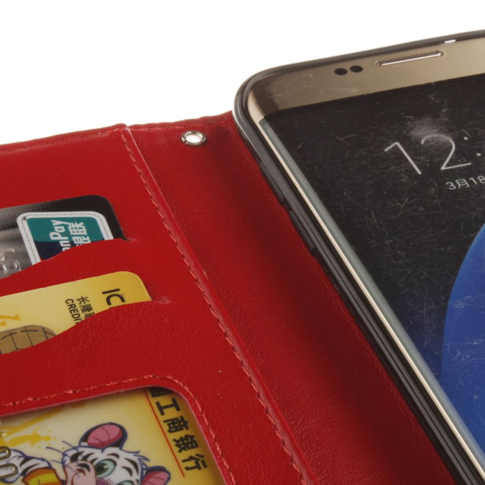 Galaxy S7 EDGE printed ID wallet leather case