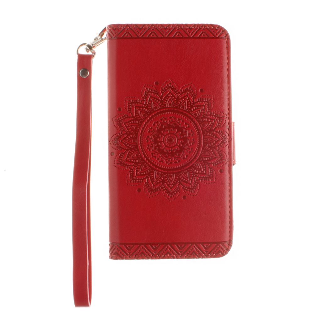 Galaxy S5 printed ID wallet leather case