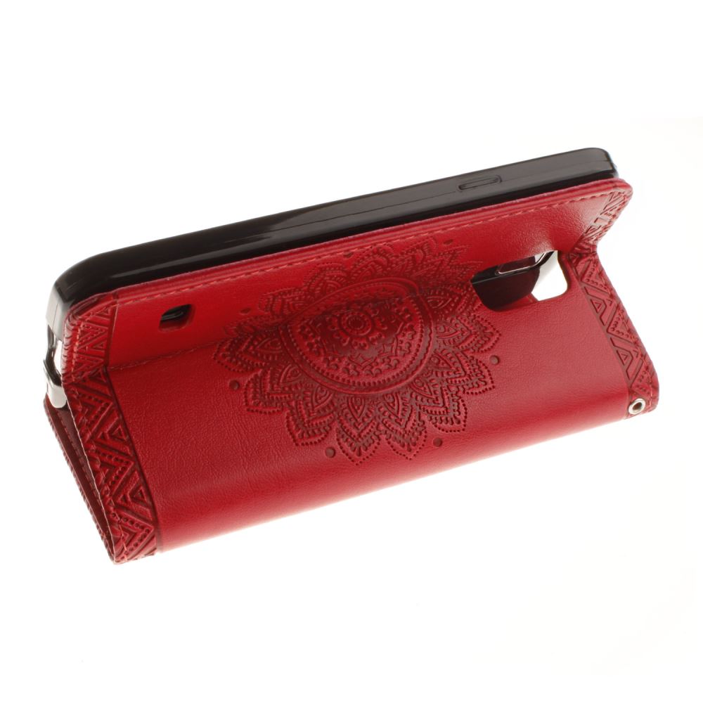 Galaxy S5 printed ID wallet leather case