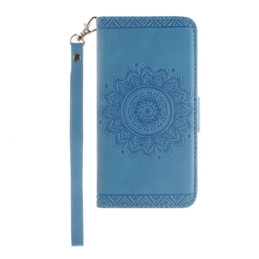 Galaxy S5 printed ID wallet leather case