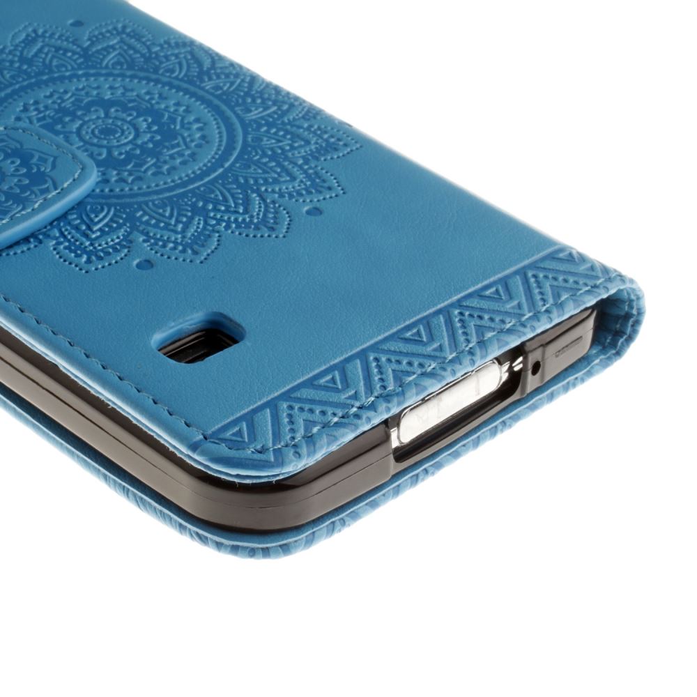 Galaxy S5 printed ID wallet leather case
