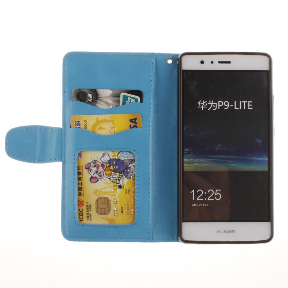 Huawei P9 LITE printed ID wallet leather case